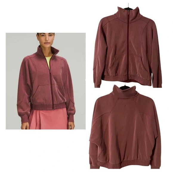 💕 SET! 💕NEWLuLulemonBrushed Softstreme Full Zip Jacket & HR Pant (31)